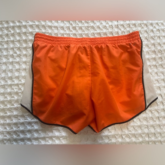 Nike Dri-Fit Women’s Orange Active Running Shorts - Picture 6 of 10